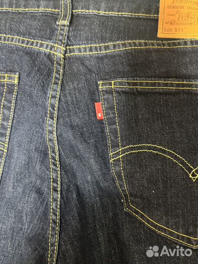 Джинсы мужские levis 511 w36