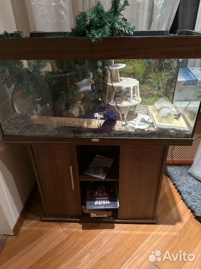 Аквариум с тумбой бу