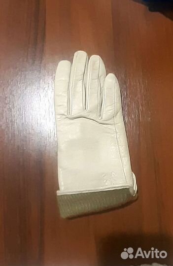 Перчатки женские кожаные