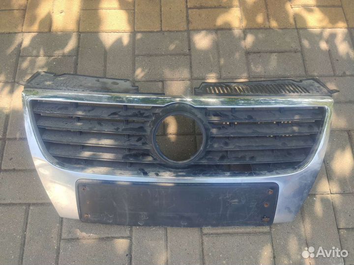 Решетка радиатора volkswagen passat б6 2006-2010 г