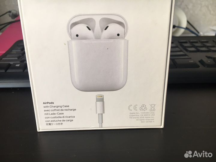 Наушники apple airpods 1 оригинал правый