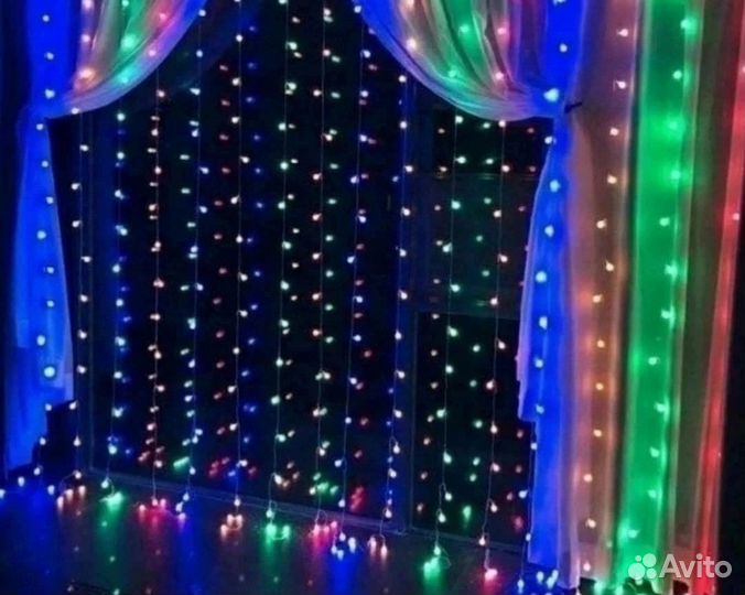 Электрогирлянда-шторка