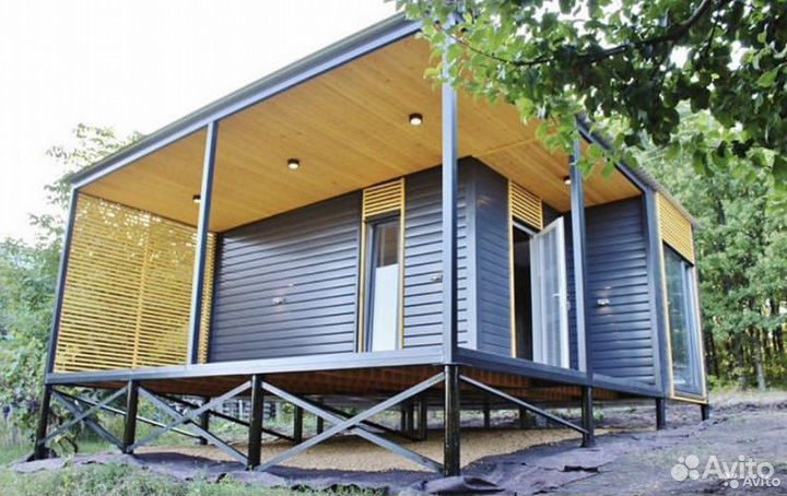 Дачный модульный домик 6х4,8