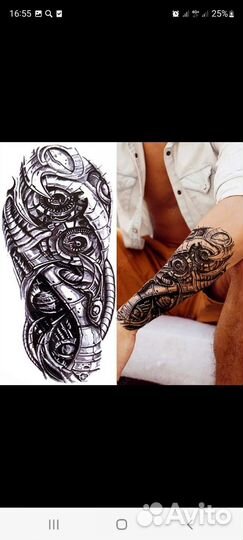 Временное тату