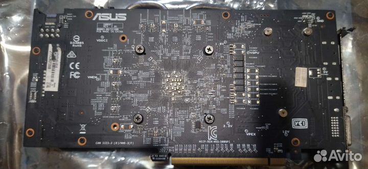 Видеокарта asus RX470 4G