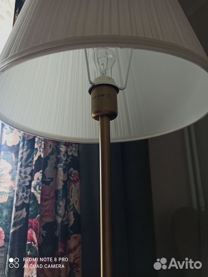Торшер икеа орстид латунь