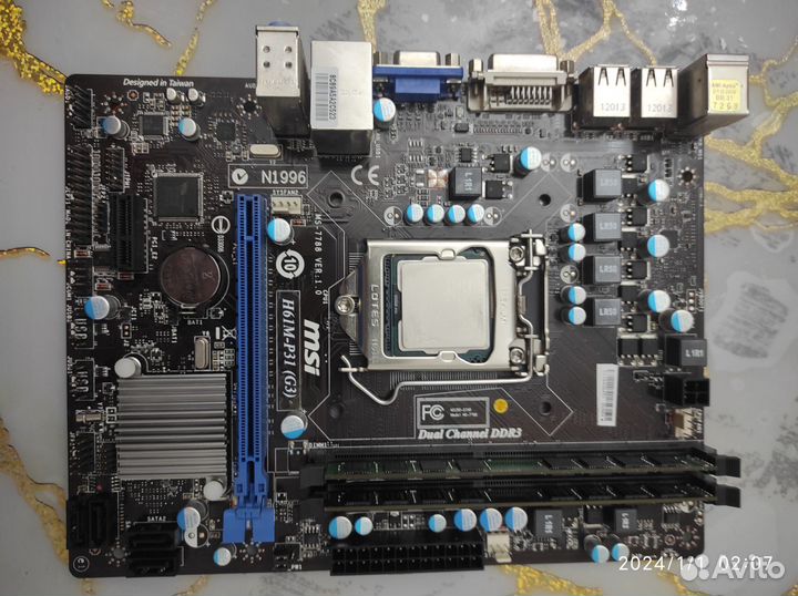 Комплект материнская плата сокет lga1155