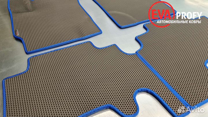 Ева коврики Toyota Yaris салон и багажник