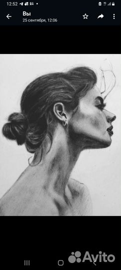 Портреты сухой кистью, карандашом по фото