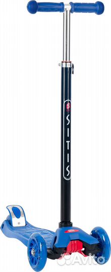 Самокат трехколесный sitis Slicker (2023) синий St