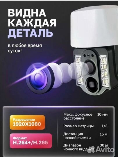 Уличная автономная 4G камера на солнечной батарее