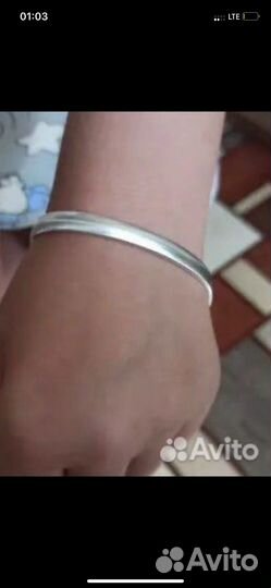 Серебреные цепочка и браслет