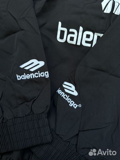 Balenciaga 24SS Paris Soccer Jacket in Black