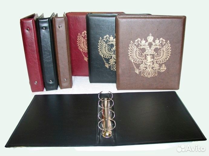Альбомы на кольцах для монет и банкнот