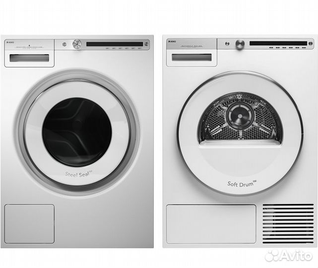 Комплект Asko (W4086C.W/3+T408HD.W) новый