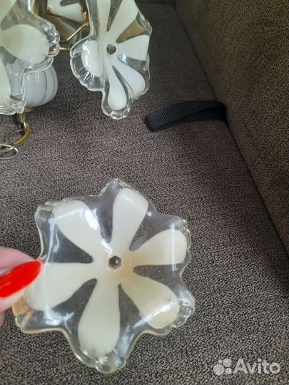 Люстра+лампа б/у