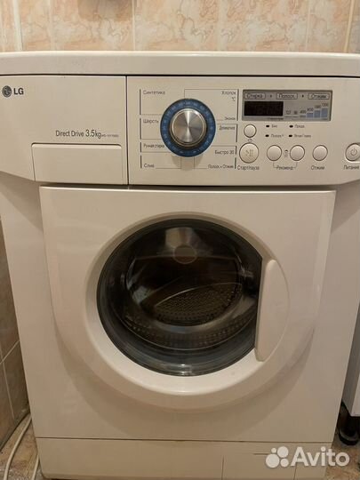 Стиральная машина узкая бу lg 3,5 кг