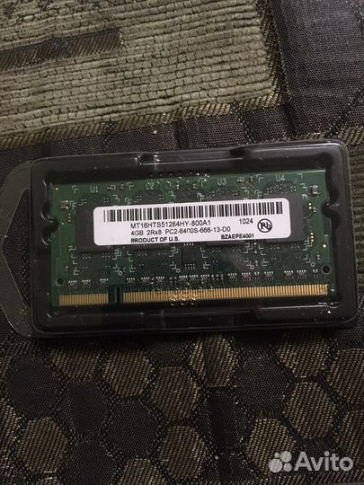So dimm ddr2 4gb Новая