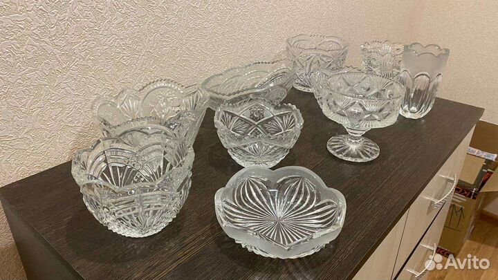 Посуда из хрусталя СССР