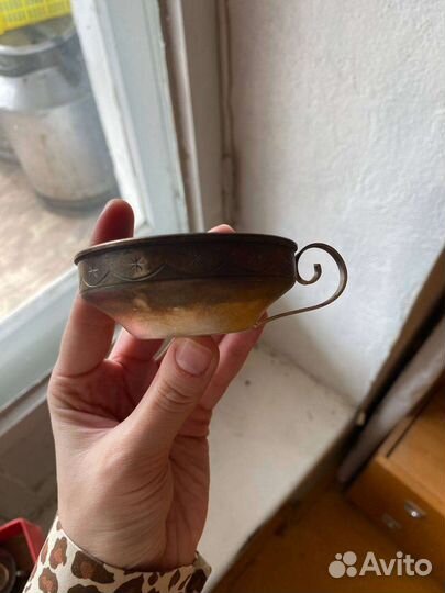 Набор кофейный мельхиор