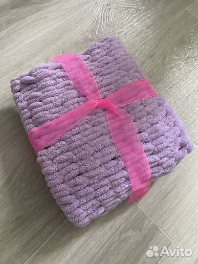 Плед из alize puffy