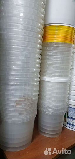 Бу ведра пластиковые 10л, 5л