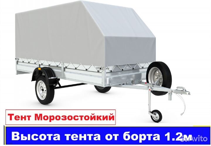 Прицеп легковой Титан 3.5х1.5м борт 30см