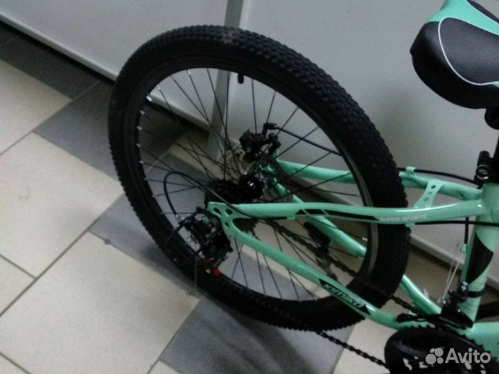 Велосипед новый 24 подростковый скоростной