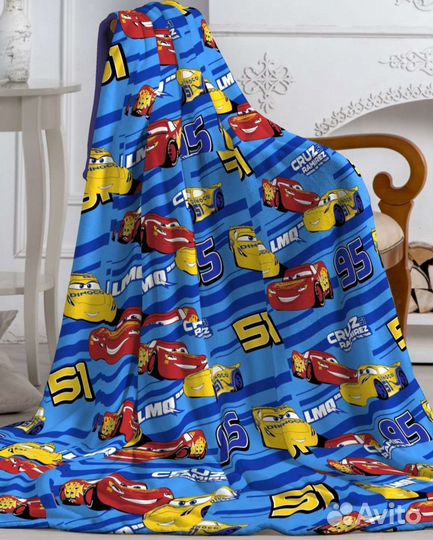 Плед детский плюшевый