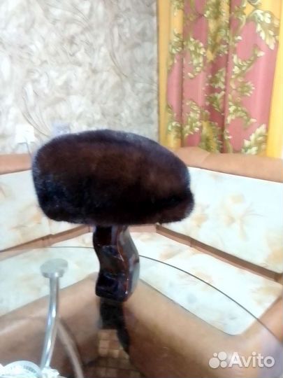 Меховая мужская кепка