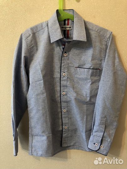 Рубшка серая, рост 128-134см