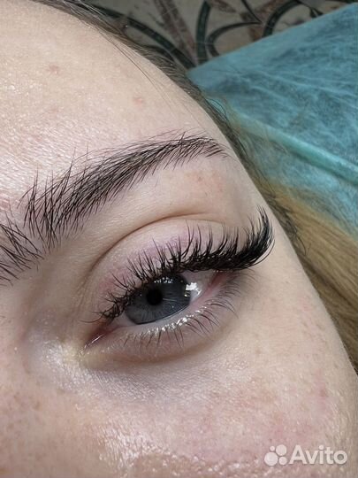 Наращивание ресниц на дому