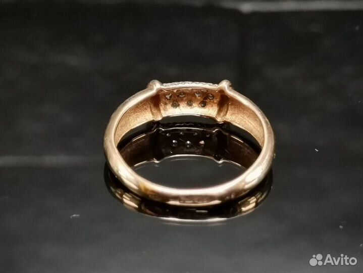 Золотое кольцо 585 пробы, массой 2.51 грамма. (16
