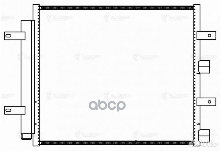 Lrac 1014 радиатор кондиционера Jaguar XF 07