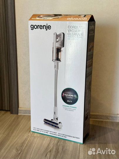 Вертикальный моющий пылесос gorenje