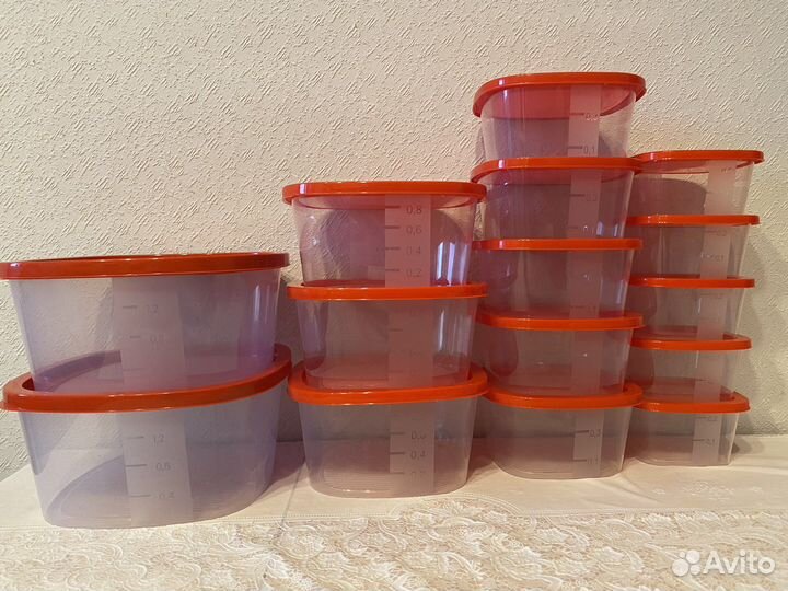 Набор контейнеров для еды 15 шт