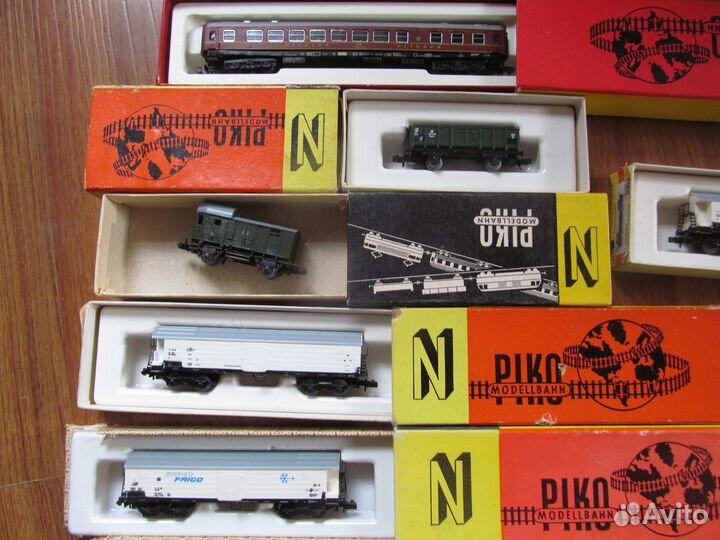 Железная дорога Roco, Piko, N 9мм, вагоны модели
