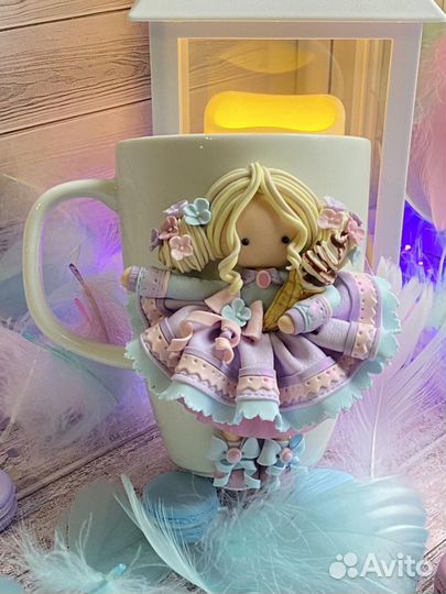 Кружки из полимерной глиной