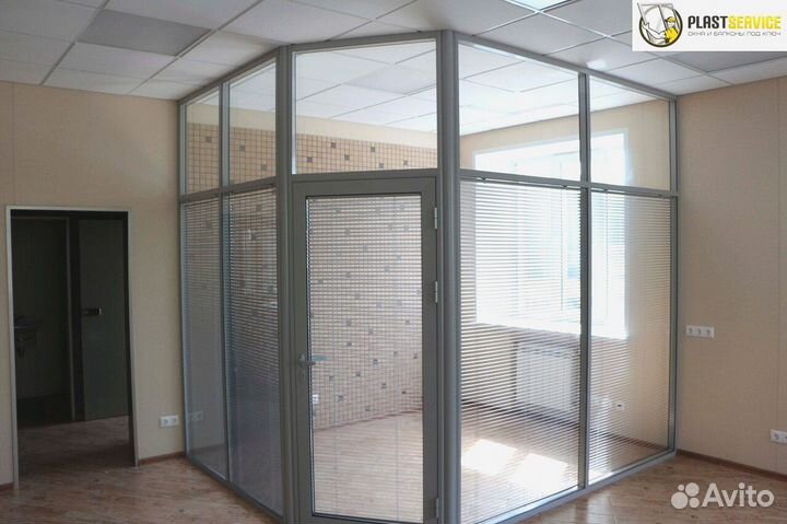 Пластиковые окна перегородки, остекление