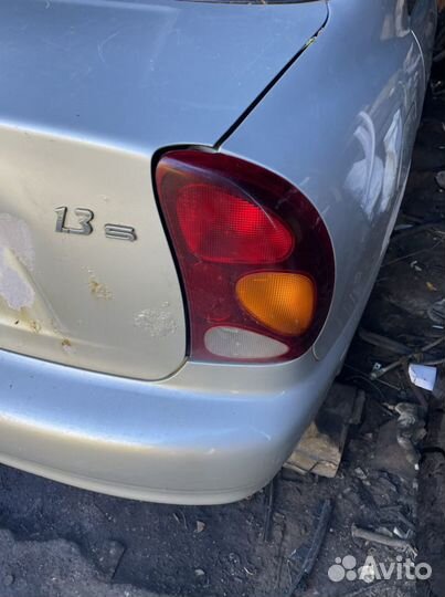 Задний бампер для шевроле ланос