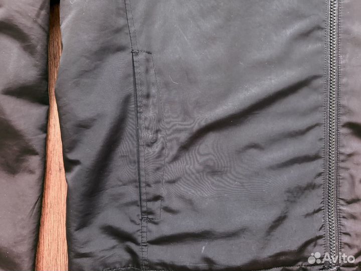 Ветровка мужская черная XXL на высокий рост