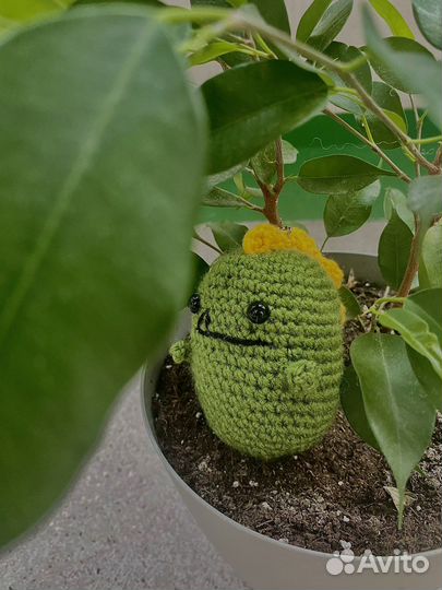 Игрушка, мягкая игрушка, брелок вязаный