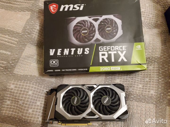 Видеокарта MSI GeForce RTX 2080 Super ventus XS OC