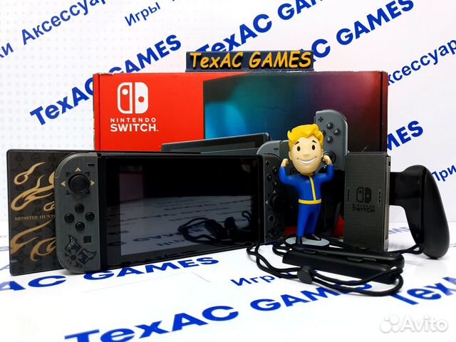 Nintendo Switch rev.2 цвет серый