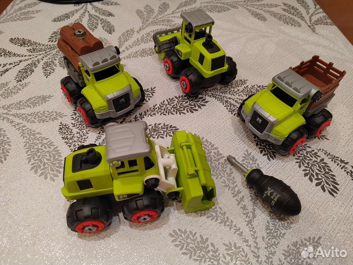 Набор машин, лабиринт, робот