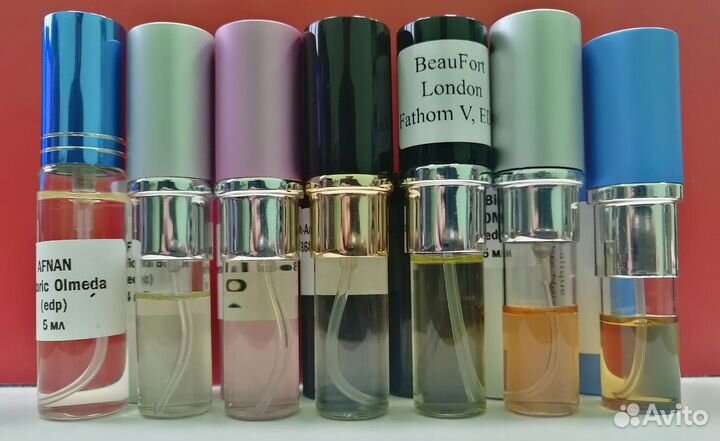 Отливанты и пробники парфюмов (8 штук)