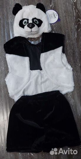Костюм детский карнавальный панда новый