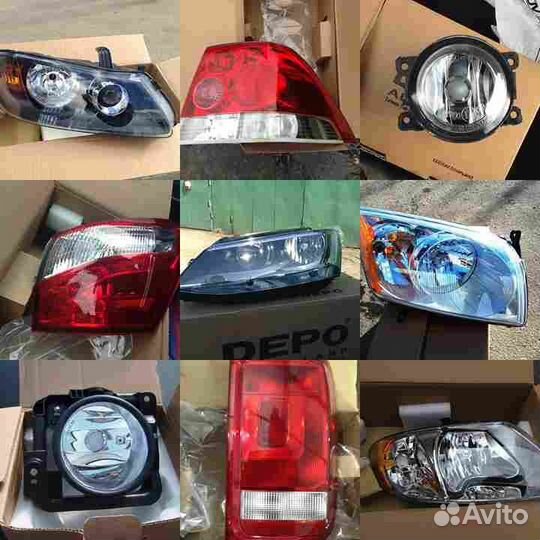 Комплект фонарей светодиодных белый верх тюнинг дл