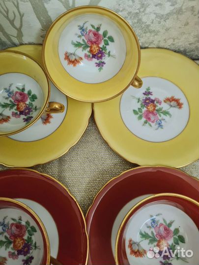 Сервиз/Чайная/кофейная пара Лимож/Limoges