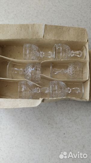 Хрустальные стопки рюмки СССР